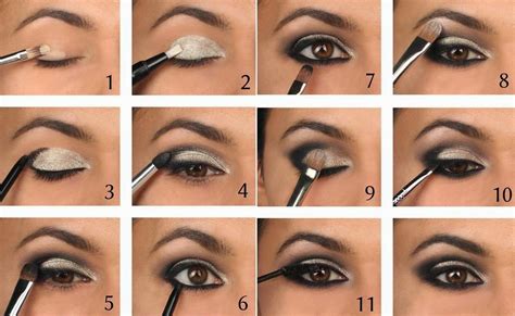 smoky eye makeup styles chart.